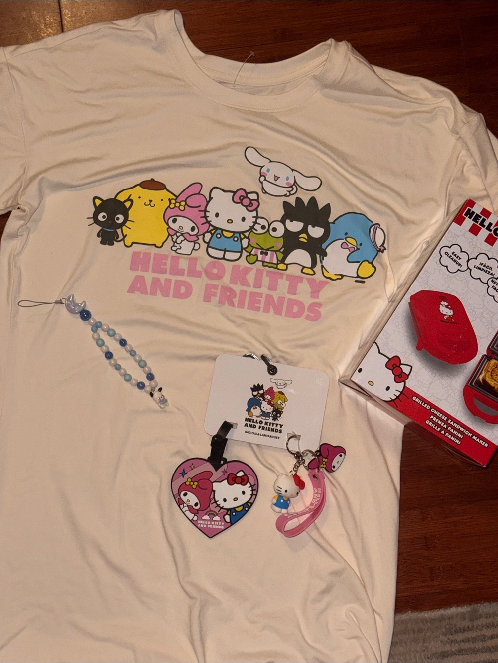 Hello Kitty Bundle - PJs, sandwich press and keychain